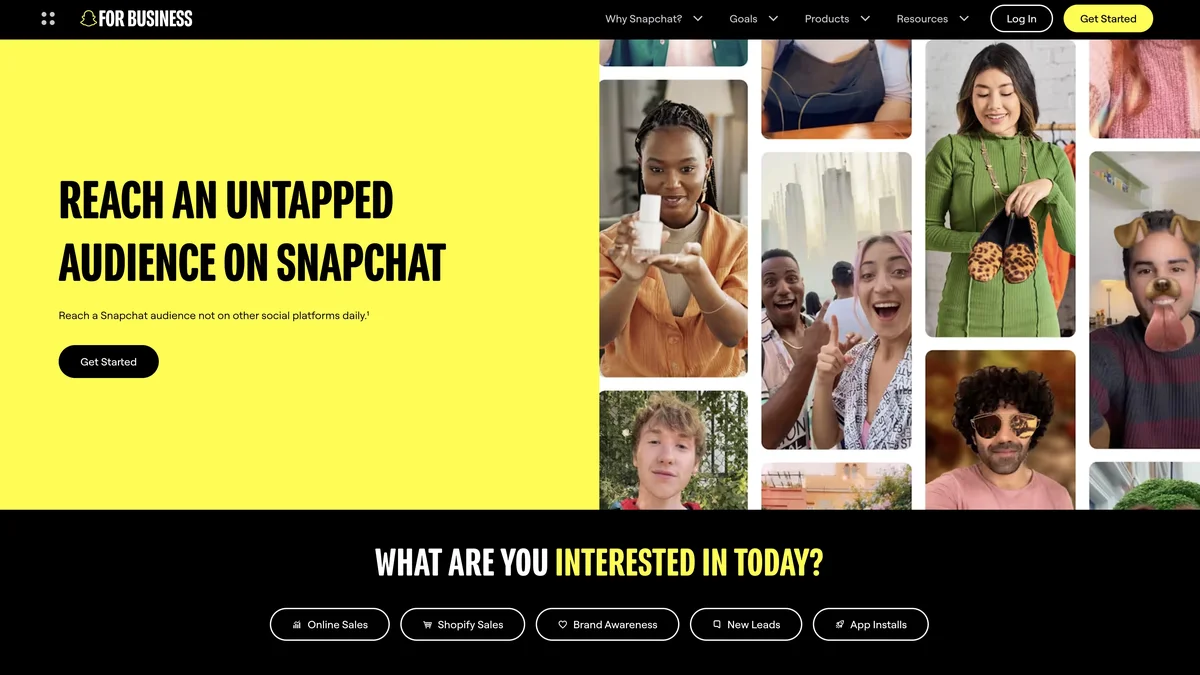Snapchat For Business screenshot
