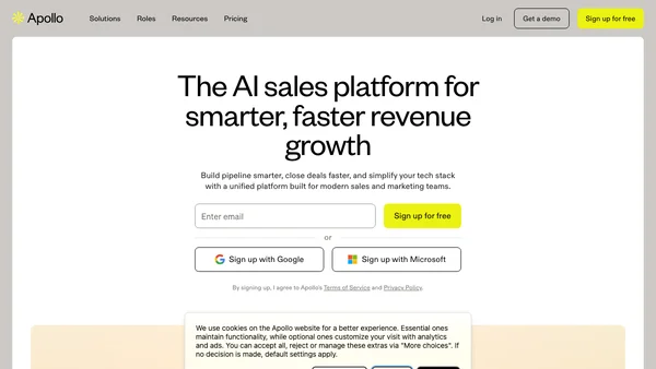 Apollo.io screenshot