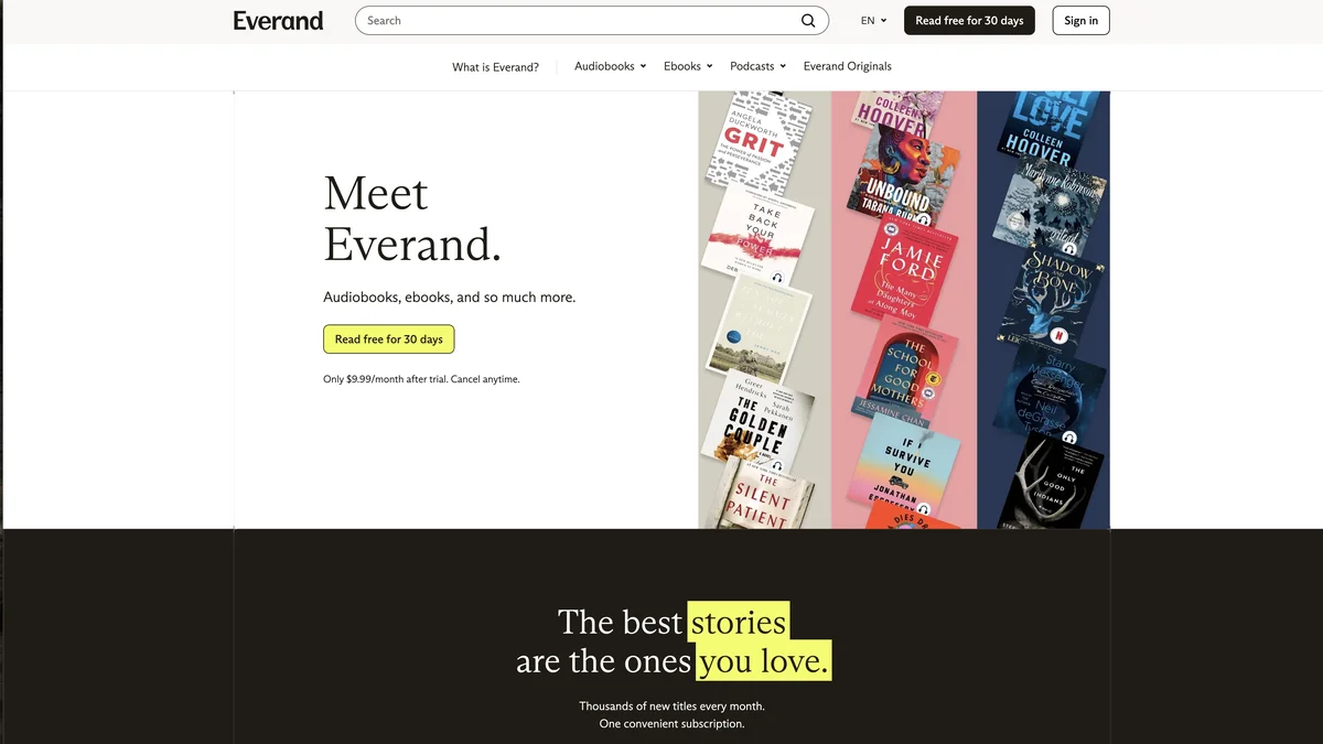 Everand screenshot