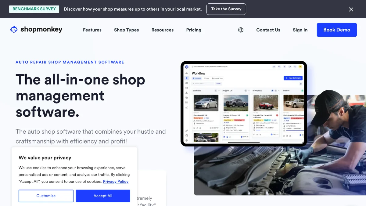 Shopmonkey screenshot