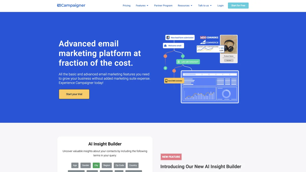 Campaigner screenshot