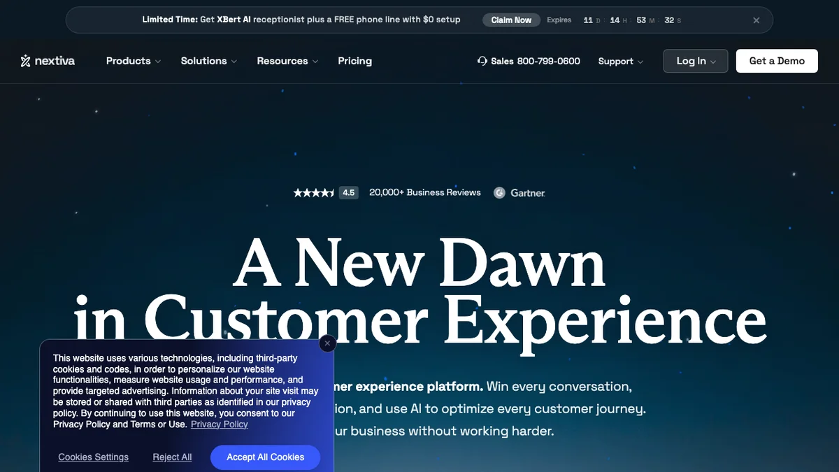 Nextiva screenshot