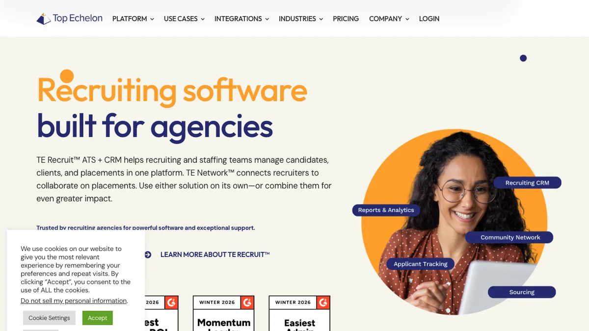 Top Echelon Software screenshot