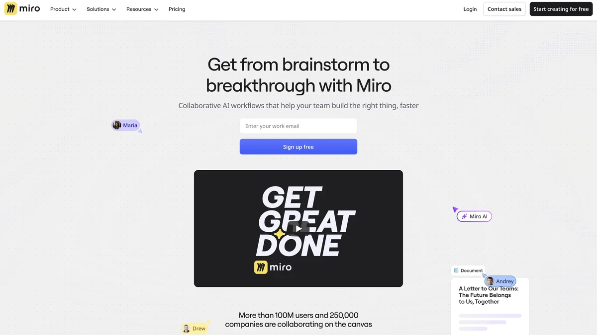 Miro screenshot