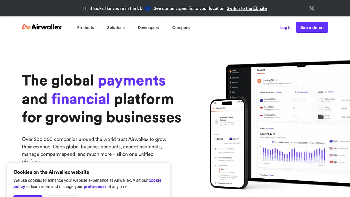 Airwallex screenshot