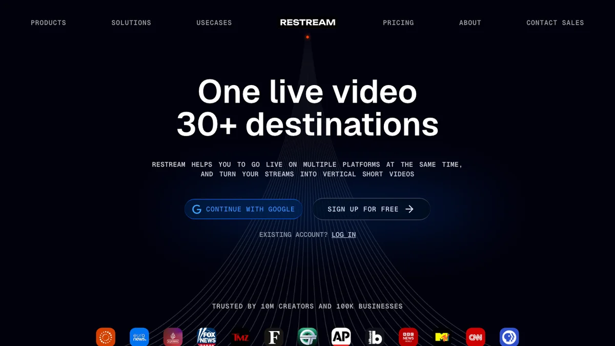 Restream screenshot