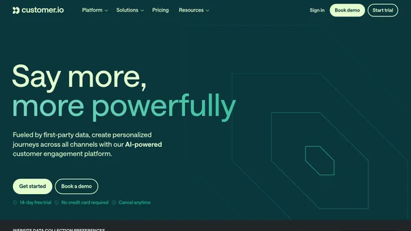 Customer.io screenshot