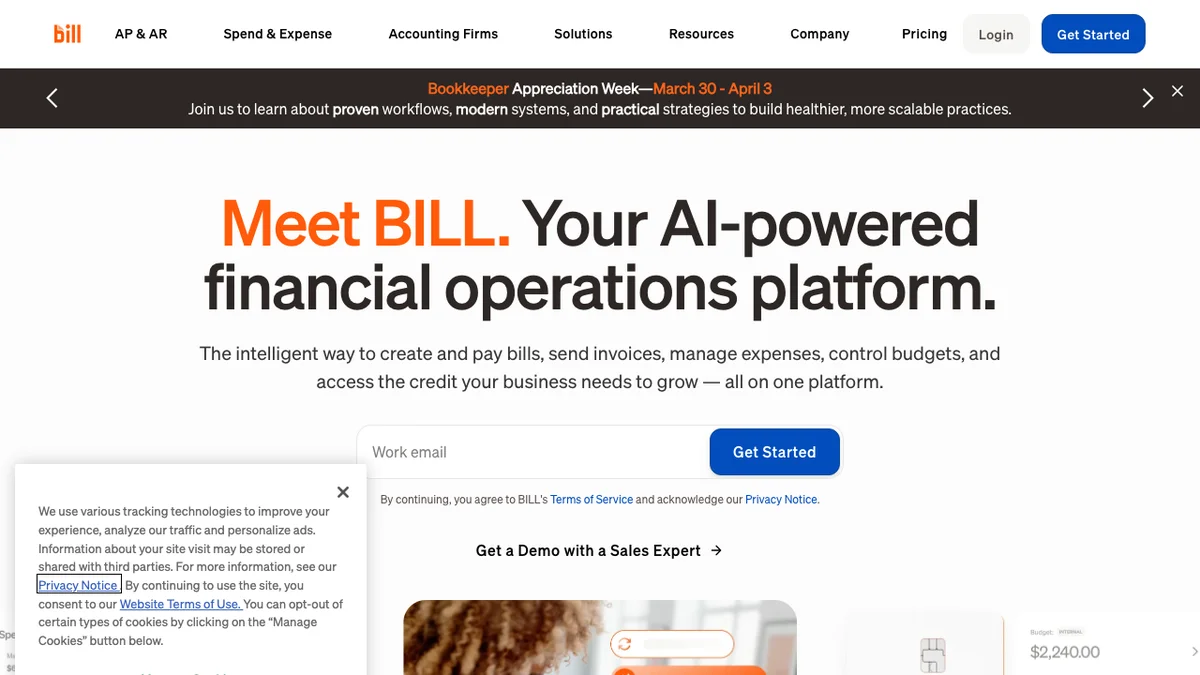 BILL screenshot