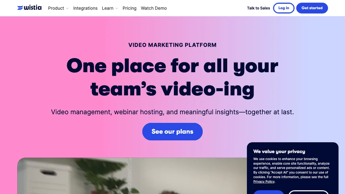 Wistia screenshot