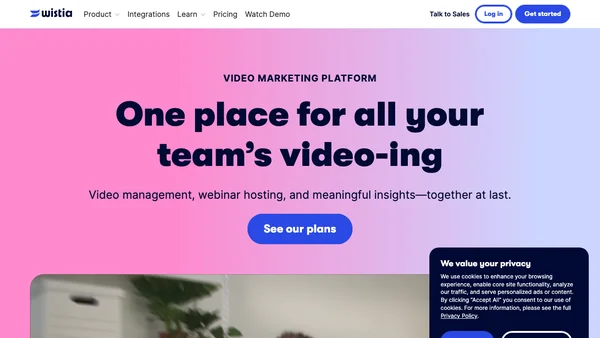 Wistia screenshot