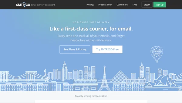 SMTP2GO screenshot