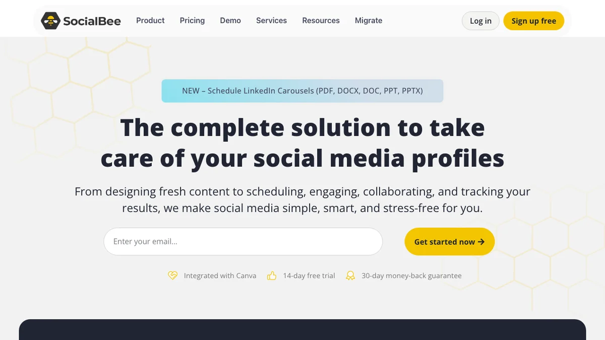 SocialBee screenshot