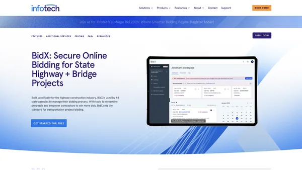 BidX screenshot