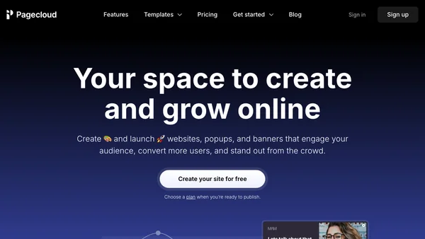 Pagecloud screenshot