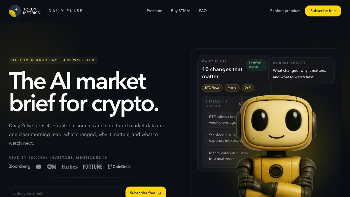 Token Metrics screenshot