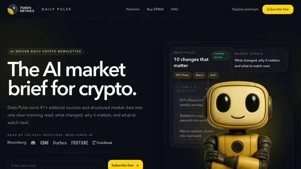 Token Metrics screenshot