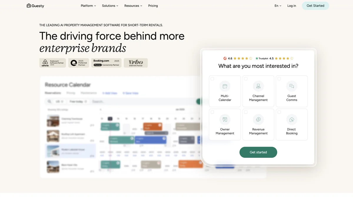 Guesty screenshot