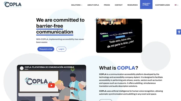 Copla screenshot
