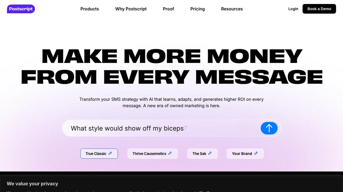Postscript screenshot