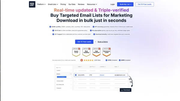 Bookyourdata screenshot