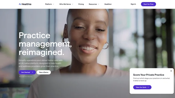 Healthie screenshot