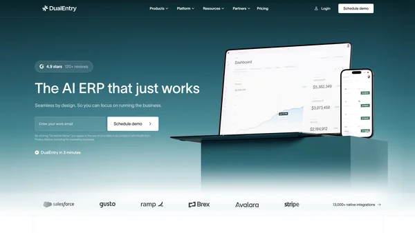 DualEntry screenshot