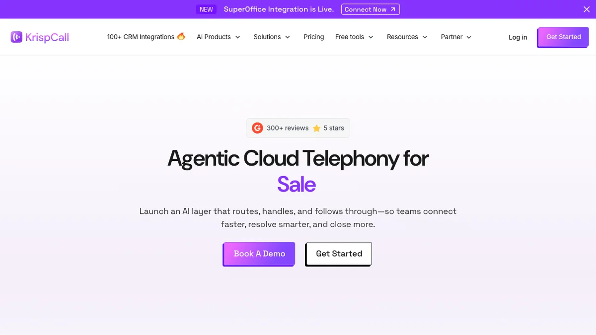 KrispCall screenshot