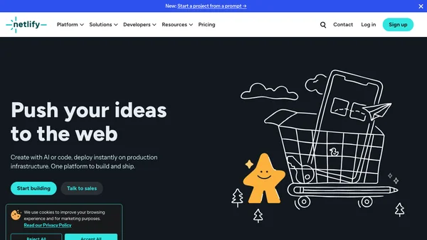 Netlify screenshot
