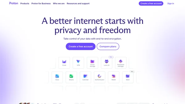 Proton screenshot