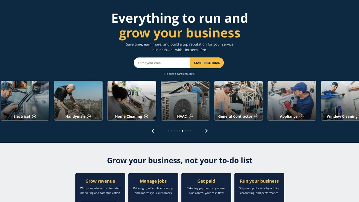 Housecall Pro screenshot