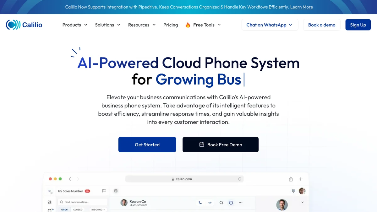Calilio screenshot