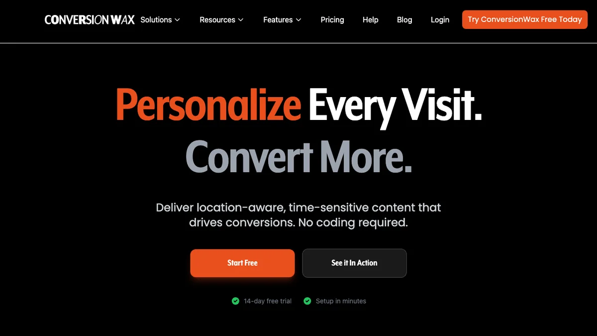 Conversion Wax screenshot
