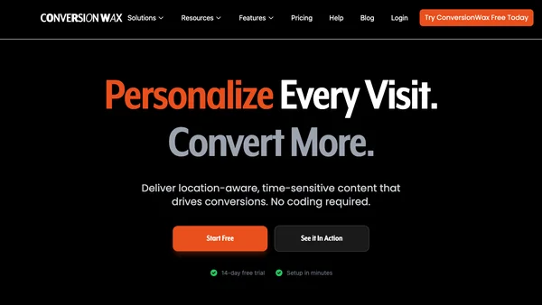 Conversion Wax screenshot
