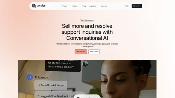 Gorgias screenshot