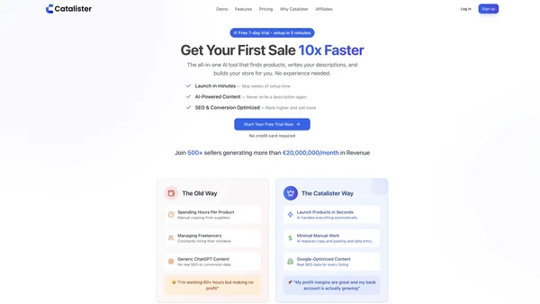 Catalister screenshot
