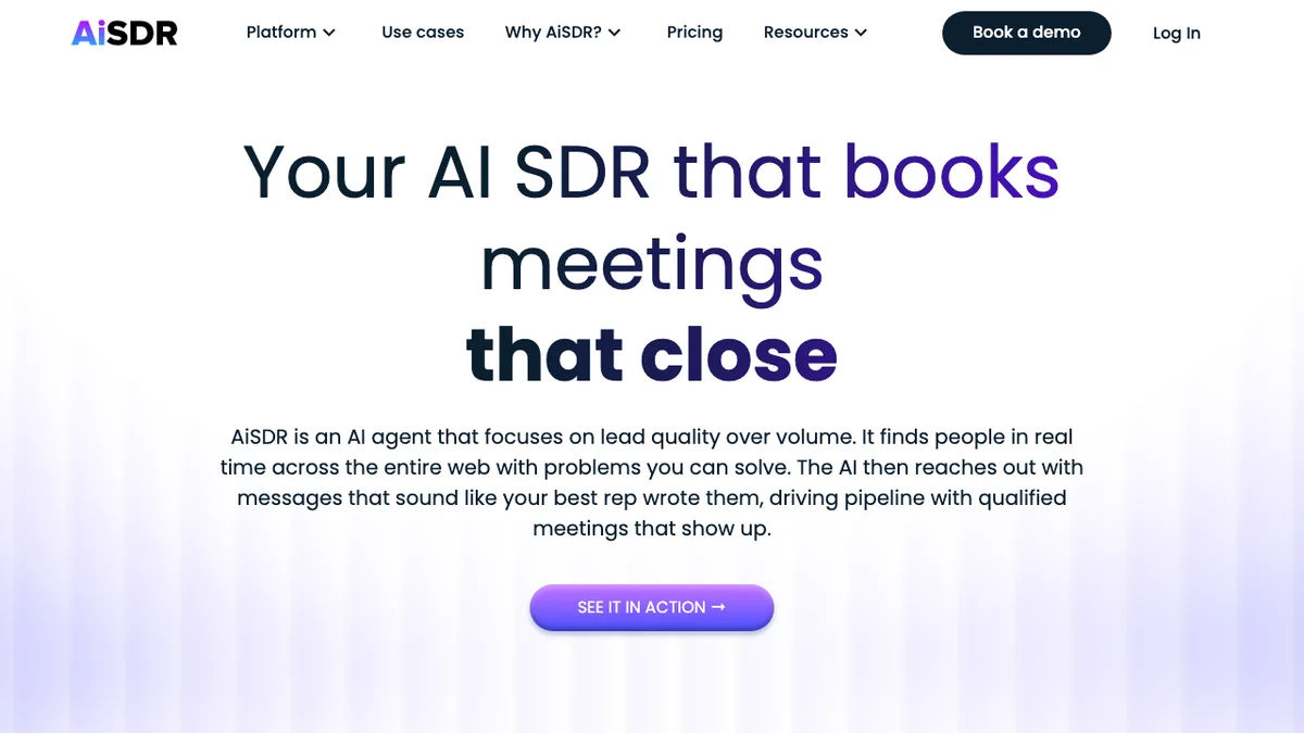 AiSDR, Inc. screenshot