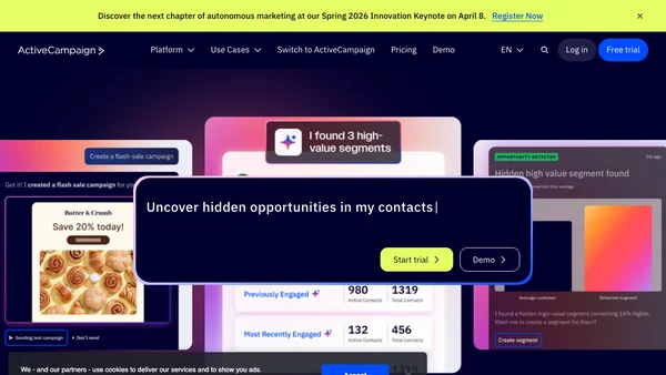 ActiveCampaign screenshot