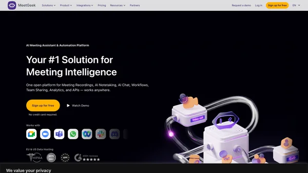 MeetGeek screenshot