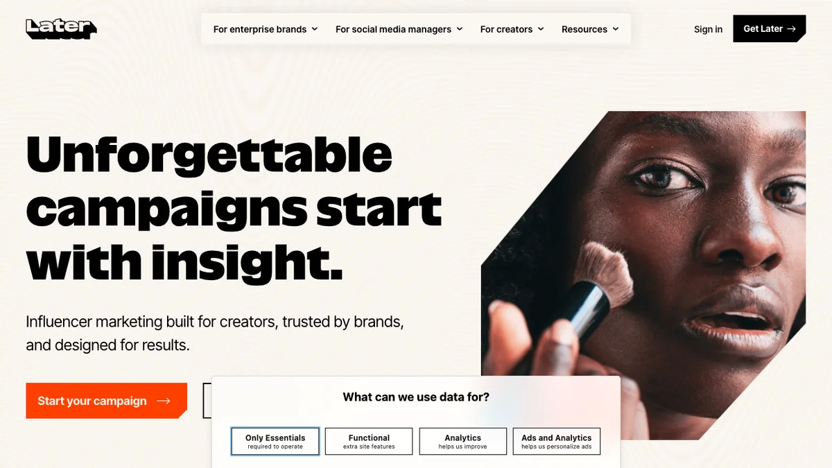 Later screenshot
