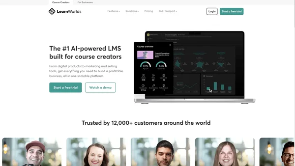 LearnWorlds screenshot