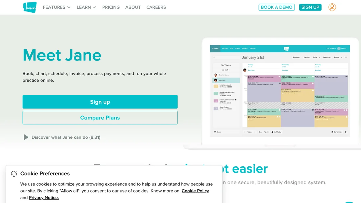 Jane screenshot